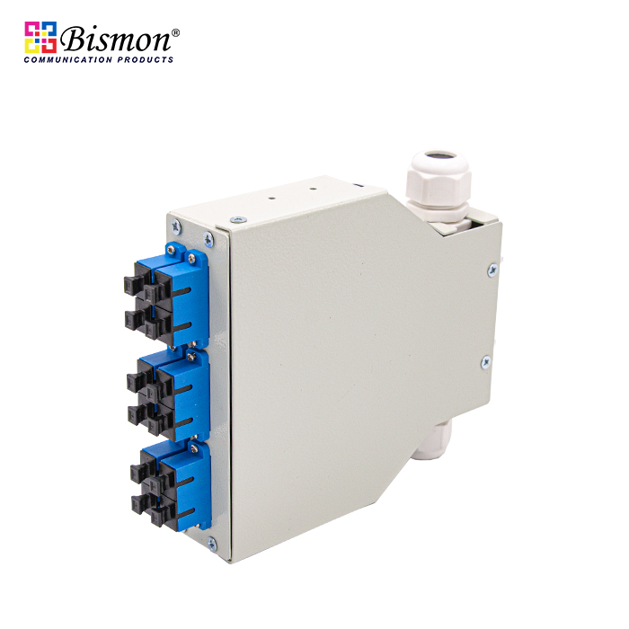 DIN-Rail-12-Core-Wall-Box-fiber-optic-with-SC-adapter-Duplex-Single-mode